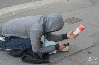 Homeless with Cell Phone