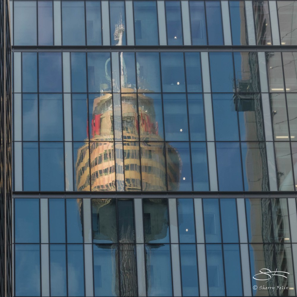 Sydney Tower reflection