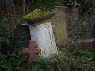 Monuments in Abney Park Cemetery 12/19/2015